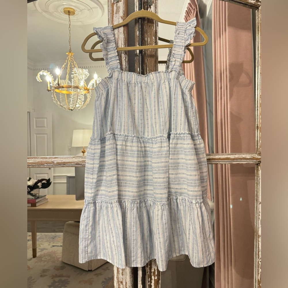 Blue stripe dress